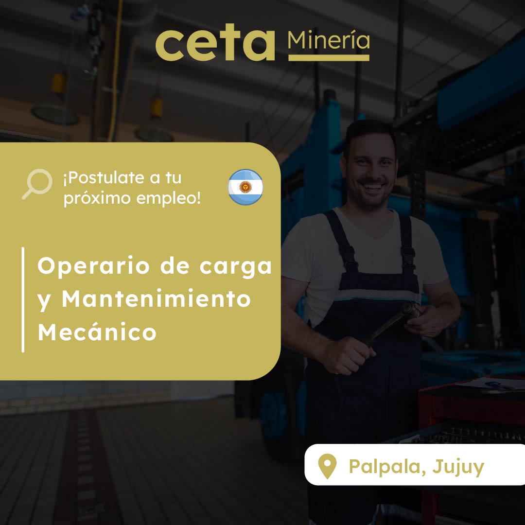 Operario de carga y mantenimiento mecánico