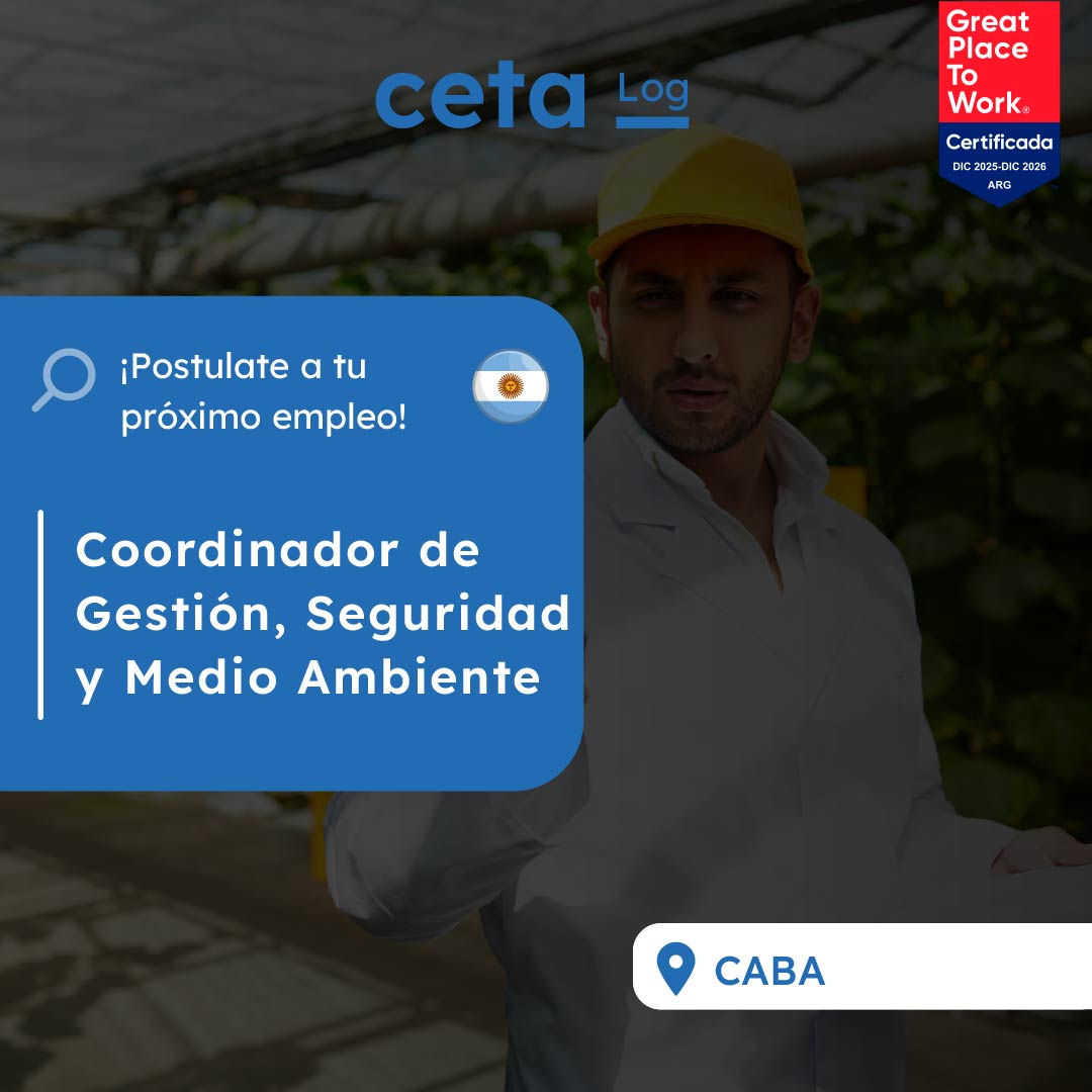 Coordinador de Gestión, Seguridad y Medio Ambiente